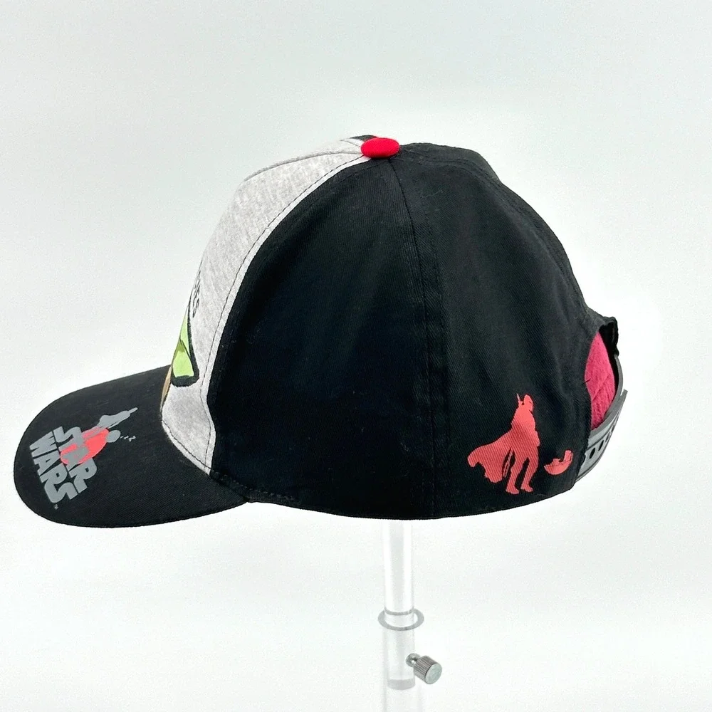 Star Wars‎ Grogu Baby Yoda Snapback Hat Kids OSFM Black Gray Unknown Species